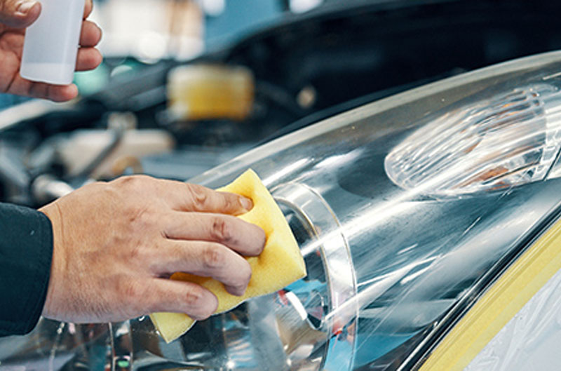 オートバックス ヘッドライトコーティング